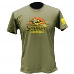 Army Green Tee Yellow red logo