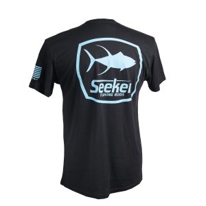 Blue Logo On Black Short Sleeve - Image 2